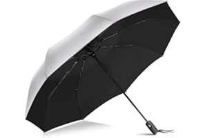 ‎ZOMAKE ZOMAKE Parasol, UPF 50+ UV Protection Umbrella, Automatic Open and Close, Silver Coating Umbrella, Small, Foldable, Compact for Men and Women and Family