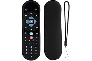 YUIO Remote Cover Case for SKY Q Voice Remote Control EC201 EC202, Silicone Protective Case with Lanyard for SKY135, Sky Glass Remote, SKY Q Touch and Non-Touch Protector, Anti-Slip Texture