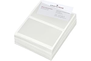 ‎KRANHOLDT Visitenkartentaschen 95 x 60 selbstklebend - 100 Visitenkartentaschen