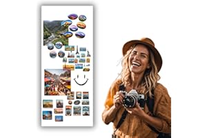 Anwicar Magnettafel - Magnetische Pinnwand 70x30 cm aus Stahl, ideal für Magnete und Notizen, magnetisches Whiteboard, beschreibbare Tafel mit Kreidemarkern, inkl. Montageset - Weiß