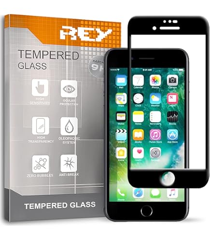 Pellicola protettiva in vetro temperato compatibile con iPhone 7 / iPhone 8 [Anti Privacy] pellicola protettiva in vetro temperato