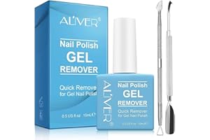 NIFEISHI Dissolvant Vernis Semi Permanent 15ml, Dissolvant Vernis Kit, Magic Remover Gel Pour Ongle, Vernis à Ongles Semi Permanent Dissolvant