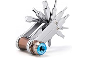 LOVTRAVEL Mini Bike Tool 11 in 1 Multi-Tool,Bicycle Multitool Kit,Cycling Mechanic Repair Tools with CO2 Inflator for Road and Mountain Bikes (Alloy Steel, Small)