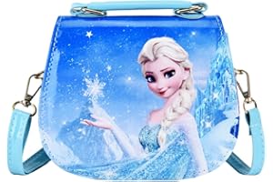 BESTZY Frrozen Handbag for Girls, Frrozen Shoulder Bag Fashion Shoulder Handbag Crossbody Bag Messenger Bag Cross Body Bag Cartoon Cosmetic Bag Adjustable Strap Coin Purse for Kids Birthday Gifts