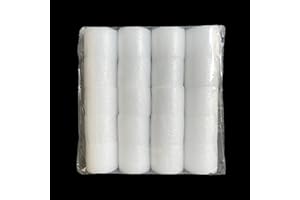 YITULOU Distanziatori per tende con occhielli, 20 pezzi, per interni, con pieghe perfette, distanziatori in schiuma per aste fino a 30 mm, tende con occhielli (bianco, 4,8 cm di lunghezza)