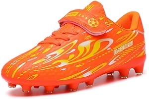 Sainilei Scarpe da Calcio Ragazzi FG/AG Professionale All'aperto Calcio da Scarpe Ragazzo TF Allenamento Bambini Teenage Spike