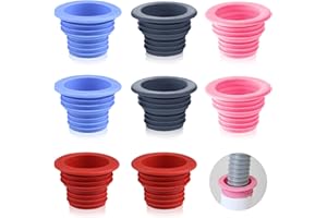 RFYTDCF 8 Stück Abflussrohrdichtung Schlauch, Waschmaschine Abfluss Adapter Gummimanschette Siphon für Abflußrohr Abflussrohrdichtung Deodorant Dichtung für Badezimmer Küche