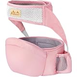 Ainomi Porte Bebe 4 A 36 Mois Ceinture Ventral Leger Avec Rembourrage De Siege Confortable Respirant Multi Positions Avec Poches Amovibles Pour Cles Telephone Voyage Maison Cadeau Naissance Bleu Amazon Fr Bebe Et