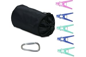 BEIIEB 1 x schwarze Tasche mit großem Fassungsvermögen, mit Schultergurt, abriebfest, faltbare Stifttasche, verschließbarer Kordelzug