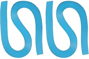 PATIKIL 240 Stück Quilling-Streifen Papier 5mm(3/16") 54cm Origami-Papier Quilling-Streifen für Kunst DIY Handwerk Weihnachten, Aquamarinblau