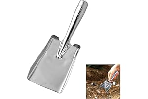 JINGIHE Gartenkellen Handwerkzeug, Edelstahl Gartenschaufel, Bend-Proof Gartenkelle, Kleine Spaten Schaufel Gartenschaufeln zum Pflanzen, Kleine Schaufeln zum Graben, Gartengeräte für Kinder, Frauen (Stil 2)