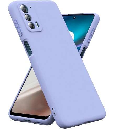 Cover LINER Per Motorola Edge 20 Pro, Custodia Militare Antiurto, Blu, Con Microfibra Interna, Supporto Ricarica Wireless