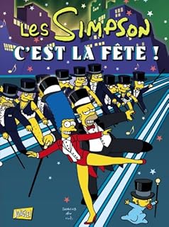 jaquette livre Les Simpson - Spécial Noël, Tome 3 : C'est la fête
