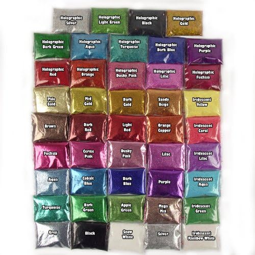 25g Single Packet of Ultra Fine Glitter in One Colour (Lilac)