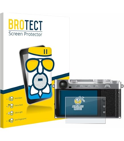 BROTECT Schutzglas Für Fujifilm FinePix HS20 – 9H Kratzfest, Anti-Fingerprint, Made In Germany
