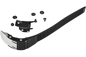 Powerslide - Fibbia di serraggio a sfera in linea Classic Buckle, 20 cm, colore: Argento