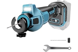 TECKZOON Fresadora para Pladur Compatible con Batería Makita 18V, Herramientas Pladur Rotativa Eléctrica de Mano sin Escobillas 30000RPM para Cortar Madera Paneles (Sin Batería ni Cargador)