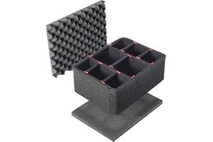 Peli Storm Case iM2500 TrekPak Divider System Divider Set, Schwarz, passen für peli Storm case im2500 Trolley