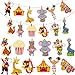 Produktbild 24 Stücke Karneval Ausschnitte Party Supplies, Zirkus Thema Geburtstag Party Favors Zirkustiere, Clown Darsteller Karneval Party Dekoration mit 30 Farbclips