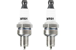 leruiyezs 2pcs for NGK CMR6H Zündkerzen für Motorsäge Freischneider Rasenmäher Blasgerät Kompatibel mit MS170 MS171 MS181 MS211 FS90 FS100 BR600 Ersetzt for Bosch USR7AC for NGK 3365 Zündkerze Rasenmä