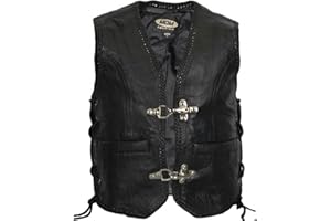 MDM Les Enfants Veste en Cuir lacé, Motard Veste