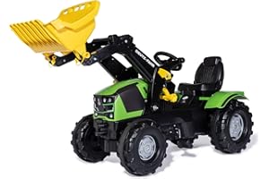 Rolly Toys - 61 120 1 - Tracteur À Pédales - Farmtrac Deutz-Fahr 5120 - Pelle avant