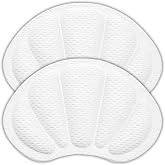 Shoe Heel Tapping Pad, Self Adhesive Shoe Heel Protective Pad, Filled Fabric, 1 Pair (White, Standard)