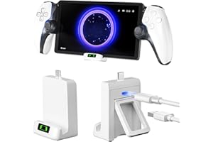 OIVO VGA DESIGN Support de Recharge pour PlayStation Portal, Station de Recharge Pliable avec Indicateur LED de Charge, Câble USB-C Inclus, Compact et Léger pour Une Utilisation Facile, Accessoire PS Portal