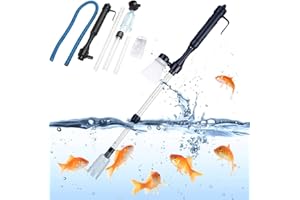 Rosebear Aspirateur Électrique Pour Aquarium, Nettoyeur Automatique De Gravier Aquariophilie, Kit Nettoyage Sable Aquarium Moyen Et Grand, Changez L'Eau, Nettoyer Le ,