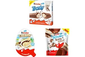 HEART FOR CARDS Kinder Creamy + Crispy Schoko Bons Groß & Tronky + Heartforcards® Versandschutz