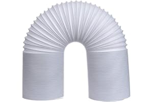 MUAFAFA Tubo Aire Acondicionado Portatil, Manguera de Aire Acondicionado MóVil,Manguera de Escape deCocina,Utilizada Para Aire Acondicionado, Deshumidificador, Secadora (DiáMetro 150 mm * Largo 2m)