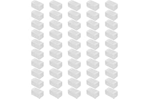 JoyousMall Lot de 164 boîtes de protection en PVC conçues pour les voitures de collection Hotwheels et boîtes d'allumettes, vitrines transparentes (50 pièces)