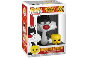 Funko Pop! Animation Looney Tunes Sylvester Cat & Tweety - Silvestre - Figura de Vinilo Coleccionable - Idea de Regalo- Mercancia Oficial - Juguetes para Niños y Adultos - TV Fans
