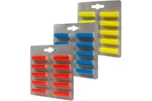 PAKTRADE Fragancia - Olor: Brisa del mar + Limón + Floral - 30 Piezas Ambientadores Perfumado para Aspiradora Bosch Idea 11, Nilfisk-Alto COUPÉ Neo, Hoover SCT 32 MicroSpace, Shop Vac Power Vac