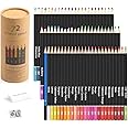 Corslet 75 Pc Oil Colour Pencils Set with Sharpener and Eraser Drawing Pencil Colours Colored Pencils Color Pencil Set for Coloring Book for Adults Kids Sketching Shading Beginners Pencil Coloring
