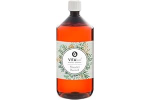 ‎MEA VITA VitaFeel Mandel Basisöl, 1er Pack (1 x 1000 ml) vegan, gentechnikfrei, ideal zur Haut- und Haarpflege, für Aromatherapie & als Basisöl für Massageöle oder Naturkosmetik