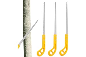 GIMOCOOL 3Pcs Outdoor Portable Hand Saw, 2023 New Hand Pruning Saw,Fast Cutting Japanese Style Teeth,Pruning Saw with Ergonomic Non-Slip Handle, Best for Camping, Gardening,Cutting Wood