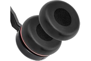 Tweozhui 1 para nauszników do Jabra, wymienne nauszniki z pianki memory i sztucznej skóry do Jabra Evolve 75 i 75+, 75 UC/75 MS, łatwa instalacja, wygodne i trwałe