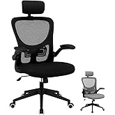 Jardin202 Silla Escritorio Ergonómica Lum – Silla Oficina Ajustable y Reclinable con Soporte Lumbar, Reposacabezas Regulable,