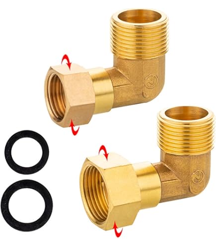 Adattatore 1/8"" NPT Maschio X 1/8"" NPT Femmina 45 Gradi Gomito 5503 - Foto 3
