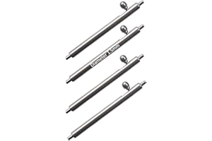 masar Premium Diamètre 1.5mm / 1.6mm INOX 316L (Espacement 6mm à 46mm) – Pompes, Barrettes à Ressort pour Bracelets de Montre - 2 Pcs