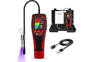 Therm La Mode ALD-200 PRO Kältemittel Lecksuchgerät, Freon Lecksuchgerät, Freon-Sniffer, Kfz-Halogen-Gaslecksuchgerät für R410A, R22, R1234YF, R600a, R290, FCKW, HFCKW, HFKW, HCs, HFO