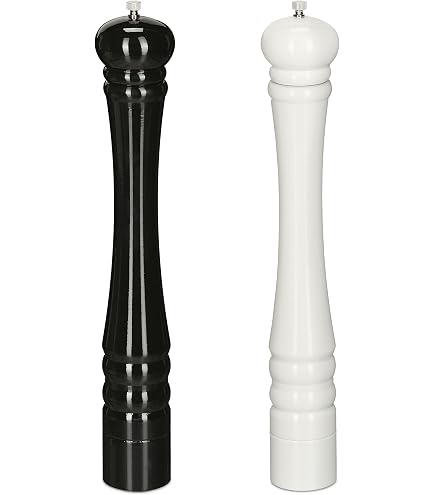 Exklusives Salz- Und Pfeffermühlen-Set – Edles Design Aus Massivholz