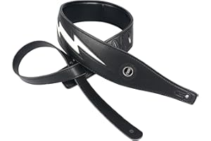 YUEKO Cool Lightning Pattern/Flame Correa para guitarra eléctrica/bajo