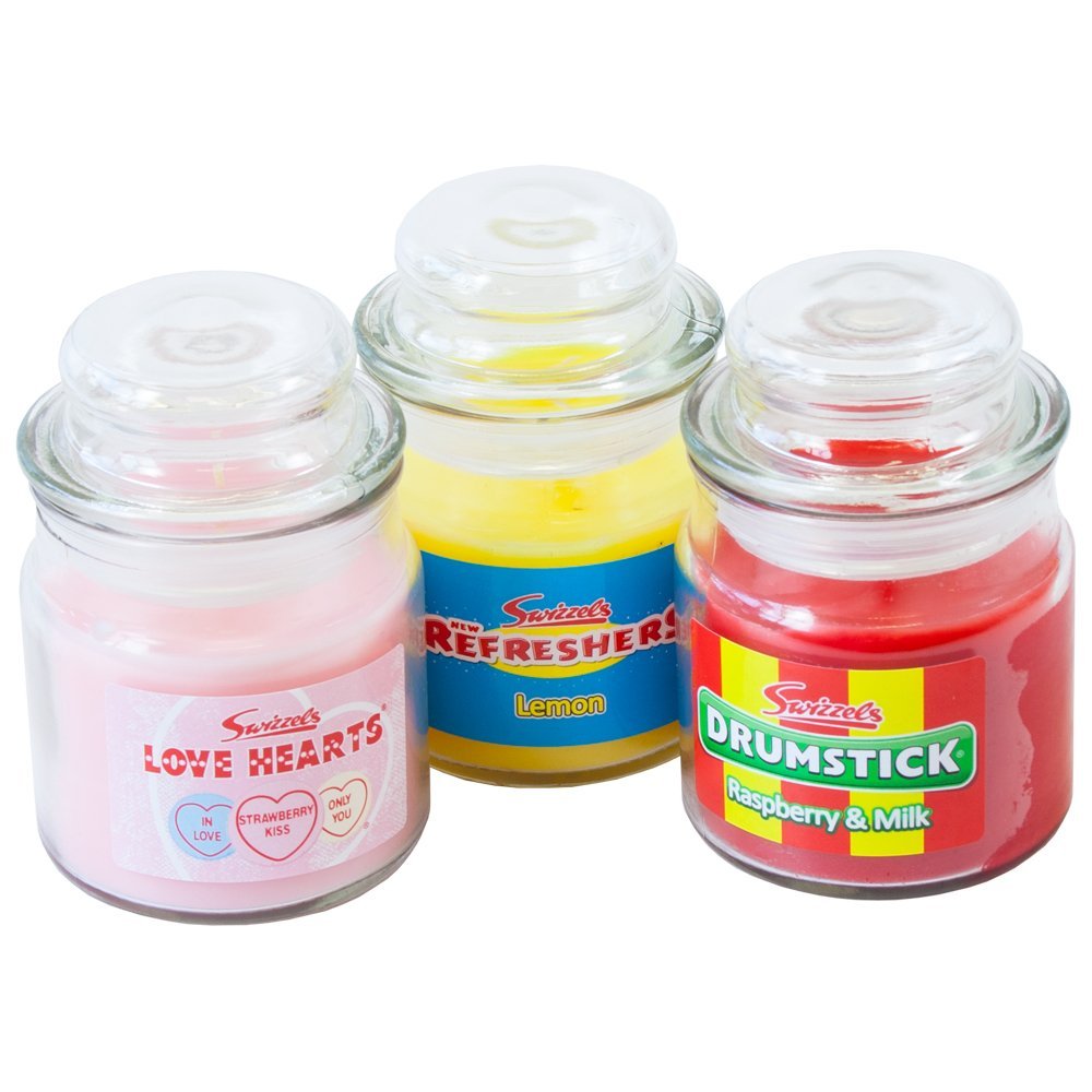 Swizzels Matlow Sweet Shop Candle Jars 3 Classic Candy Fragrances