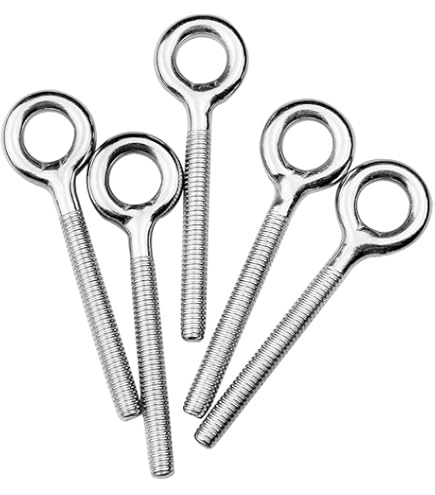 Crochets à Boulons M8 De 100 Mm – Lot De 12 Avec Écrous Et Rondelles, One Stop DIY
