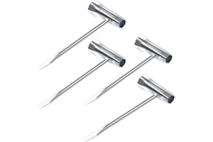 FANGBOJIE 4 Stück 13 mm X 19 mm Zündkerzenschlüssel Kettensägenschlüssel T Schraubenschlüssel Kombischlüssel, Motorsägenschlüssel, Kombischlüssel für Bürstenschneider Rasenmäher Mechanische Reparaturen