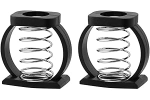 BlissfulAbode 2PCS C Buckle Springs Bicycle Hinge Clip Bicycle Limit Hinge Clamp Compatible with for Brompton Folding Bike Red C Shaped Clip Bike Accessories(Black)