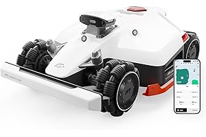 MAMMOTION LUBA 2 AWD 3000X Robot cortacésped, NetRTK+Vision, no requiere antena RTK, recomendado 3000m², pendientes al 80%, altura de corte 25-70 mm, con módulo 4G