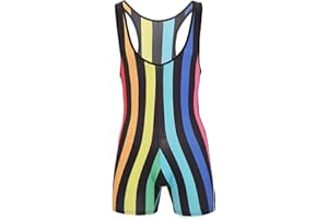 Doomiva Herren Body Einteiler Overall Ärmellos Tank Top Sportbody Männer Streifen Gymnastikanzug Sport Workout Bodysuit Sportwear